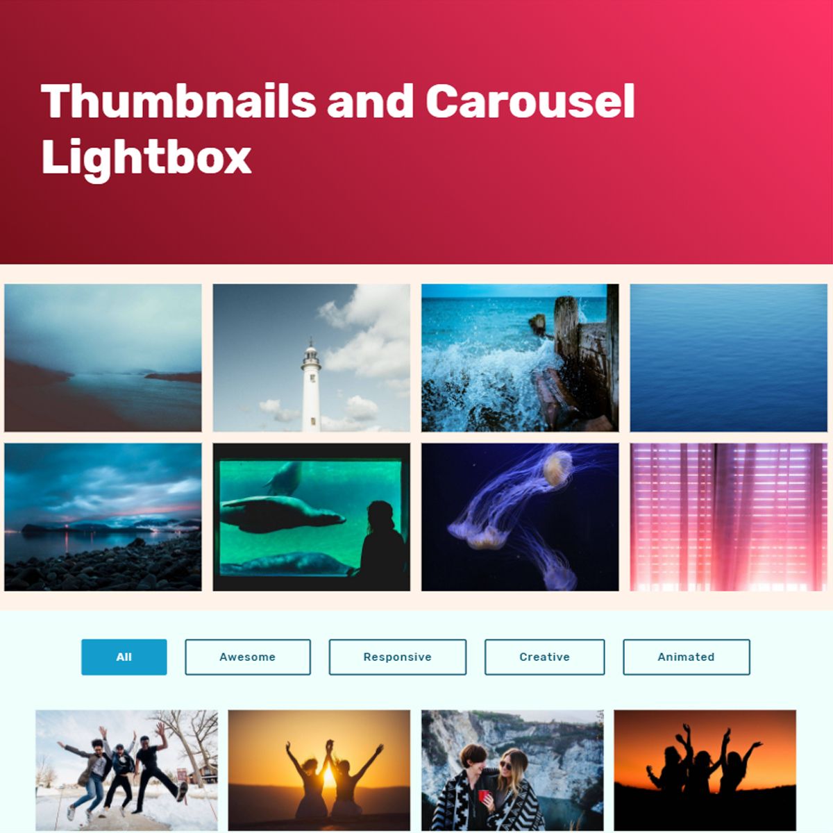 jQuery Bootstrap Image Slideshow